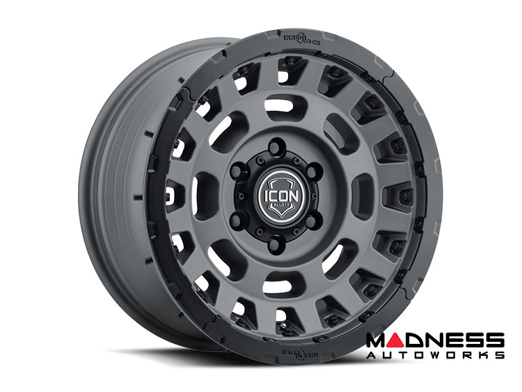 Custom Wheel - Hammer Pro - Charcoal - 17 X 8.5 / 5 x 5 / -6mm / 4.5" - Icon 